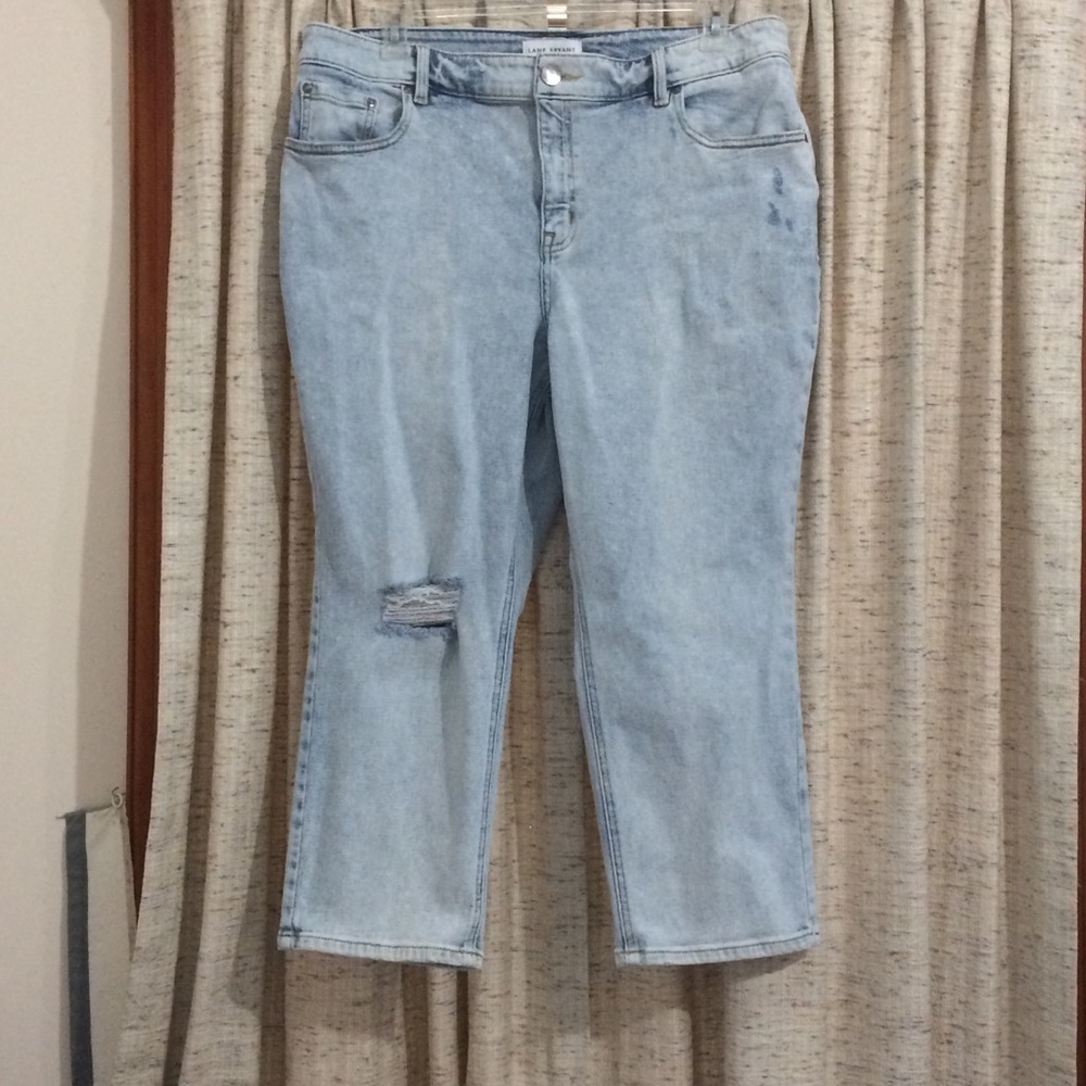 Lane Bryant Flex Magic Waistband High Rise Straight Leg Jeans